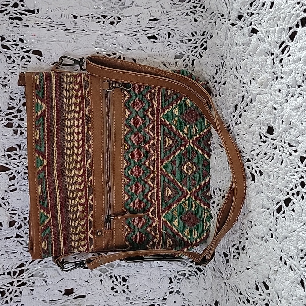New!! Myra Umber Frames Small Crossbody Purse
